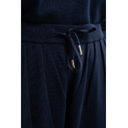 Pantalon fluide Harcour Jonquille femme Marine Bleu marine