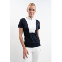 Wedstrijdpolo Harcour Paris dames Marine