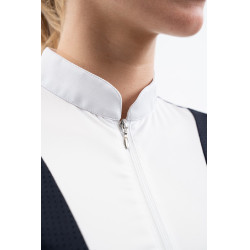 Wedstrijdpolo Harcour Paris dames Marine Marineblauw Wedstrijdpolo Harcour Paris dames Marine Marineblauw