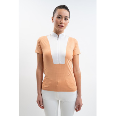 Polo de concours Harcour Paris femme Abricot Orange