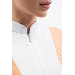 Wedstrijdpolo Harcour Paris dames Abrikoos Oranje