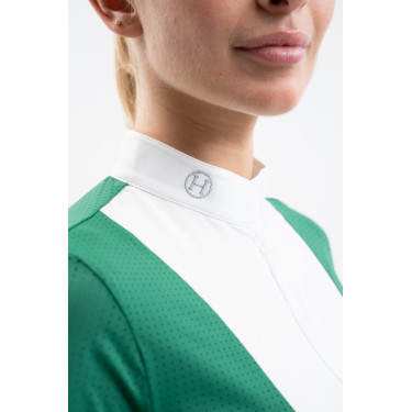 Wedstrijdpolo Harcour Prague dames Smaragdgroen