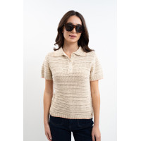 Polo Harcour Pony femme Lin Beige