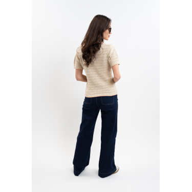 Polo Harcour Pony femme Lin Beige