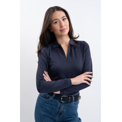Polo technique Harcour Pepite femme Marine Bleu marine Polo technique Harcour Pepite femme Marine Bleu marine