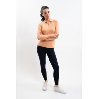 Polo technique Harcour Pepite femme Abricot Orange
