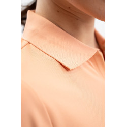 Polo technique Harcour Pepite femme Abricot Orange