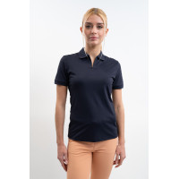 Technisch polo Harcour Popsy dames Marine Marineblauw Technisch polo Harcour Popsy dames Marine Marineblauw