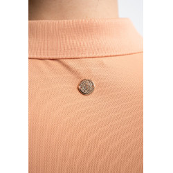 Polo technique Harcour Popsy femme Abricot Orange Polo technique Harcour Popsy femme Abricot Orange
