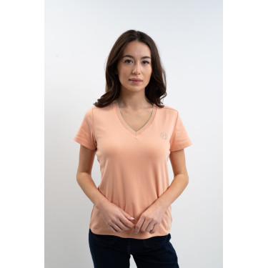 T-shirt Harcour Taraza dames Abrikoos Oranje