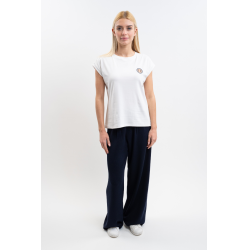 Tee-shirt Harcour Tchaka femme Blanc Tee-shirt Harcour Tchaka femme Blanc