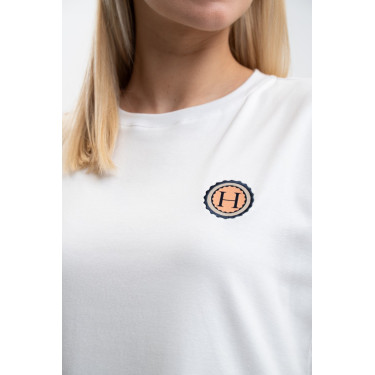 Tee-shirt Harcour Tchaka femme Blanc Tee-shirt Harcour Tchaka femme Blanc