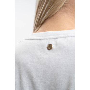Tee-shirt Harcour Tchaka femme Blanc Tee-shirt Harcour Tchaka femme Blanc