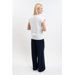 Tee-shirt Harcour Tchaka femme Blanc Tee-shirt Harcour Tchaka femme Blanc
