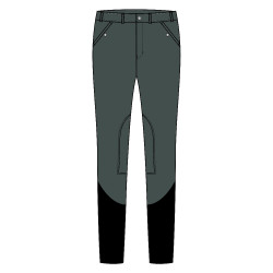 Pantalon d'équitation Euro-Star Marcello Kneegrip homme Dark Castor Gris Pantalon d'équitation Euro-Star Marcello Kneegrip homme Dark Castor Gris