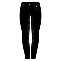 KIDS Pantalon d'équitation Easy Rider Joy Winter FullGrip Noir