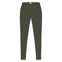 Pantalon d'équitation Imperial Riding El Capone KneeGrip Armée Kaki