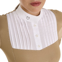 Polo de concours Femme Manches Longues avec Strass Equestro Marine blazer Bleu marine Polo de concours Femme Manches Longues avec Strass Equestro Marine blazer Bleu marine