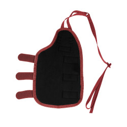 Protège-queue rembourré et imperméable Equestro Bordeaux