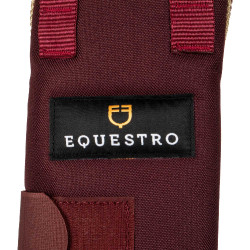 Protège-queue rembourré et imperméable Equestro Bordeaux