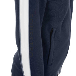 Sweat-shirt à capuche Equestro femme avec zip Marine blazer Bleu marine Sweat-shirt à capuche Equestro femme avec zip Marine blazer Bleu marine