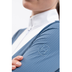 Polo de concours Harcour Coco femme Steel blue Bleu Polo de concours Harcour Coco femme Steel blue Bleu