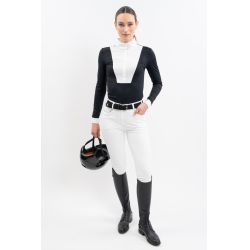 Polo de concours Harcour Coco femme Noir