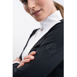 Polo de concours Harcour Coco femme Noir