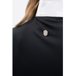 Wedstrijdpolo Harcour Coco dames Zwart Wedstrijdpolo Harcour Coco dames Zwart