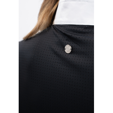 Wedstrijdpolo Harcour Coco dames Zwart Wedstrijdpolo Harcour Coco dames Zwart