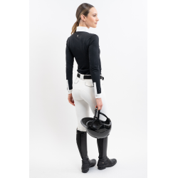 Polo de concours Harcour Coco femme Noir