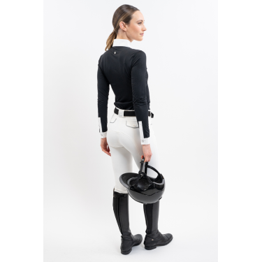 Polo de concours Harcour Coco femme Noir