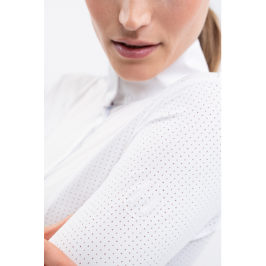 Polo de concours Harcour Coco femme Blanc