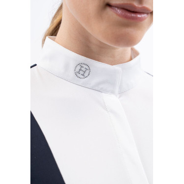 Wedstrijdpolo Harcour Stella dames Marine Marineblauw