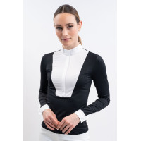 Wedstrijdpolo Harcour Stella dames Zwart