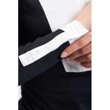 Wedstrijdpolo Harcour Stella dames Zwart