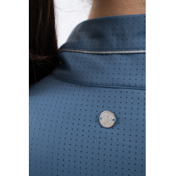 Polo Harcour Breezi femme Steel blue Bleu
