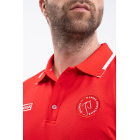 Polo Harcour Dranse heren Swiss Equestrian Friends Rood