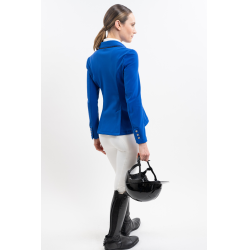 Veste de concours Harcour Aura femme Bleu électrique Veste de concours Harcour Aura femme Bleu électrique