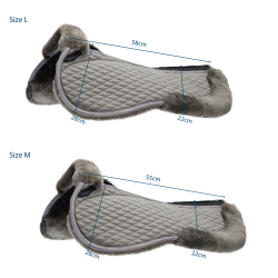 Stübben schokdemper van lamsvel Streamline Grijs Stübben schokdemper van lamsvel Streamline Grijs