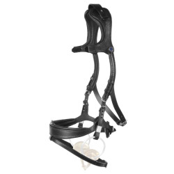 Bridon Stübben Freedom II Magic Tack avec Slide&Lock sans Bling Noir / noir