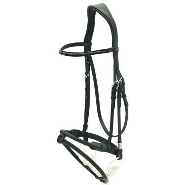 Bridon Stübben Pro-Jump avec Slide&Lock Noir / noir Bridon Stübben Pro-Jump avec Slide&Lock Noir / noir