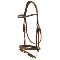 Stübben Pro-Jump hoofdstel met Slide&Lock Ebbenhout / ebbenhout