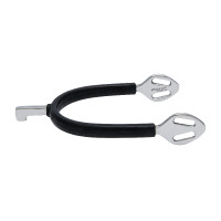 Eperons Stübben 1149 Fine Line acier inox caoutchouté