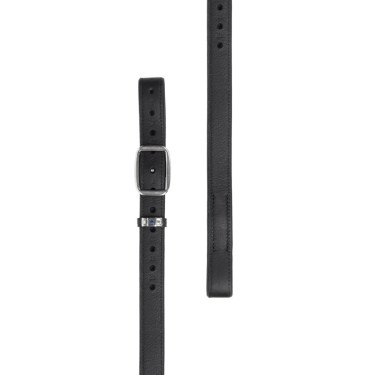 Etrivières Stübben Luxe Mono largeur 1" doublée Noir