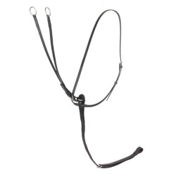 Stübben martingaal met ringen Zwart