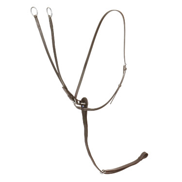 Stübben martingaal met ringen Ebbenhout