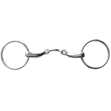 Stang met 2 ringen Stübben 2229 anatomisch mondstuk 14 mm