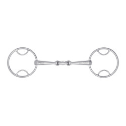 Mors 4 en 1 Stübben 2481 Easy Control effet de mors droit acier inox canon 14 mm