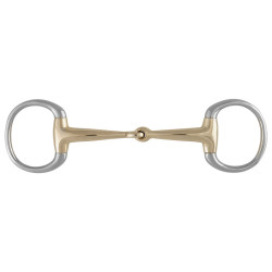 Stübben 2238 olijfvormig dressuurbit met 12 mm mondstuk Stübben 2238 olijfvormig dressuurbit met 12 mm mondstuk